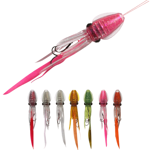 Puni-Rubber 9 Inch Squid Soft Bait - Artificial Bait - Lumica - FishXtrada